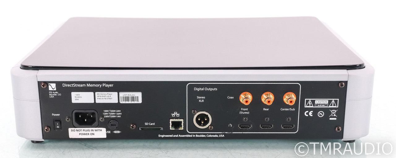 PS Audio DirectStream Memory Player CD/SACD Transport; Silver; Remote; DMP (Used)