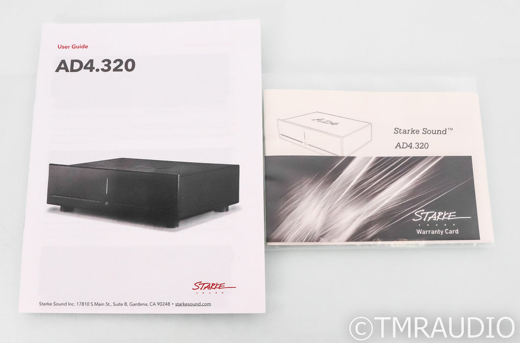 Starke Sound AD4.320 4-Channel Power Amplifier; AD4320