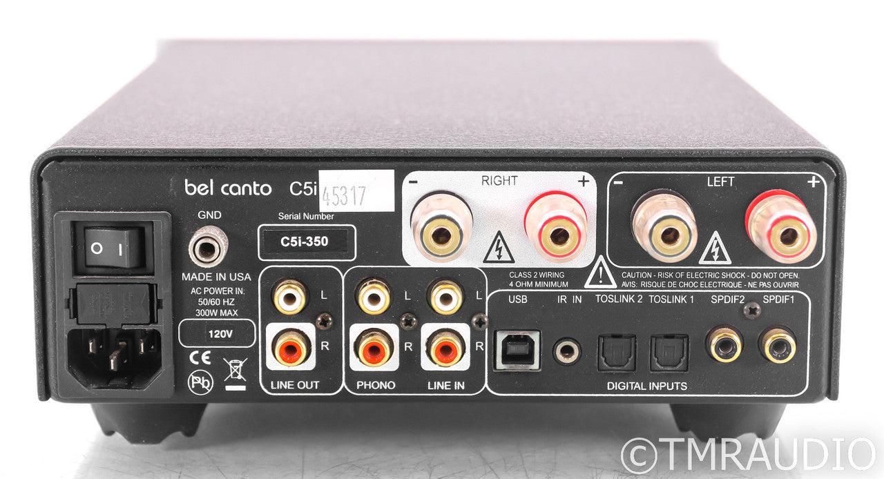 Bel Canto C5i Stereo Integrated Amplifier; C5-i; DAC; USB; Remote