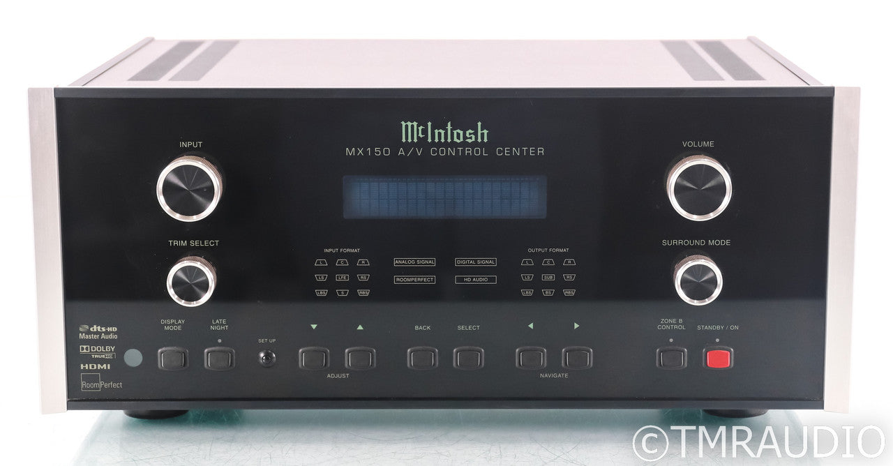 McIntosh MX150 7.1 Channel Home Theater Processor; MX-150; Remote; MM Phono
