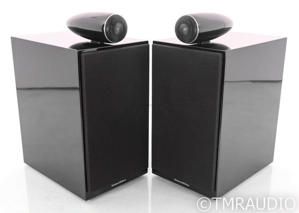 B&W 705 S2 Bookshelf Speakers; Gloss Black Pair; Series 2