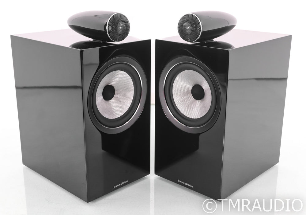 B&W 705 S2 Bookshelf Speakers; Gloss Black Pair; Series 2