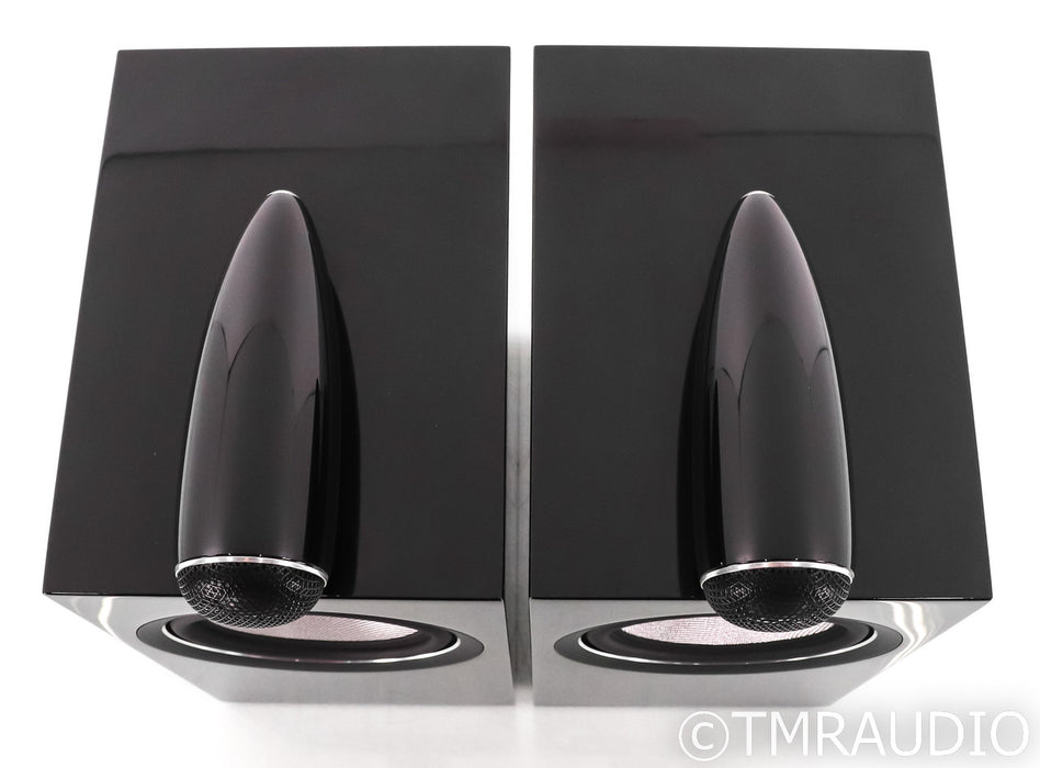 B&W 705 S2 Bookshelf Speakers; Gloss Black Pair; Series 2