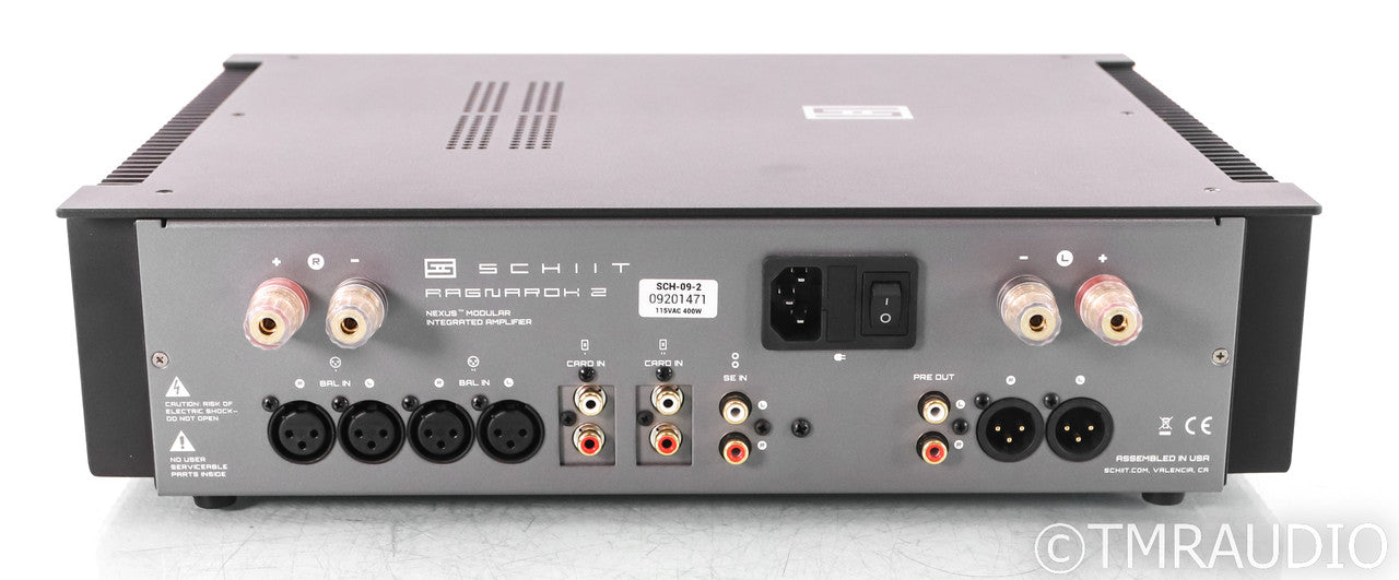 Schiit Ragnarok 2 Stereo Integrated Amplifier; Black