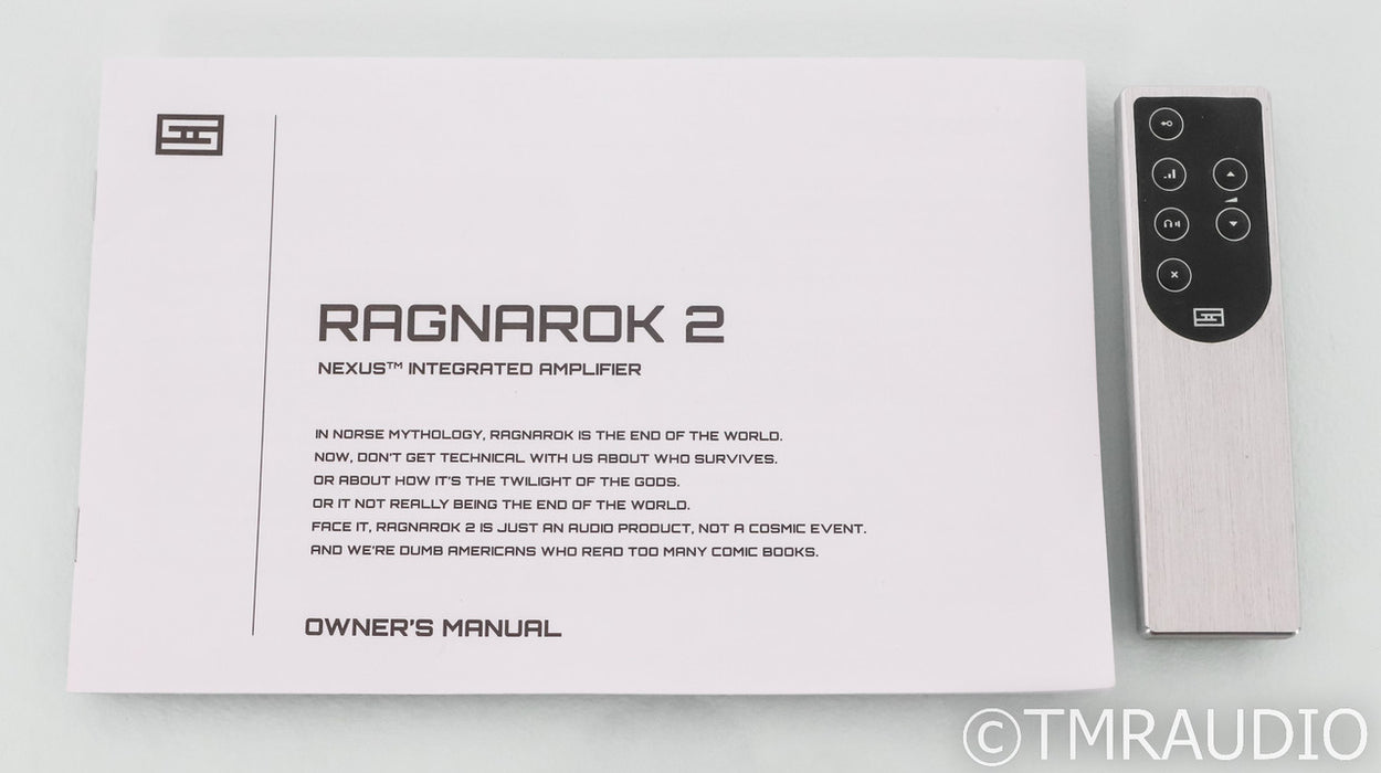 Schiit Ragnarok 2 Stereo Integrated Amplifier; Black