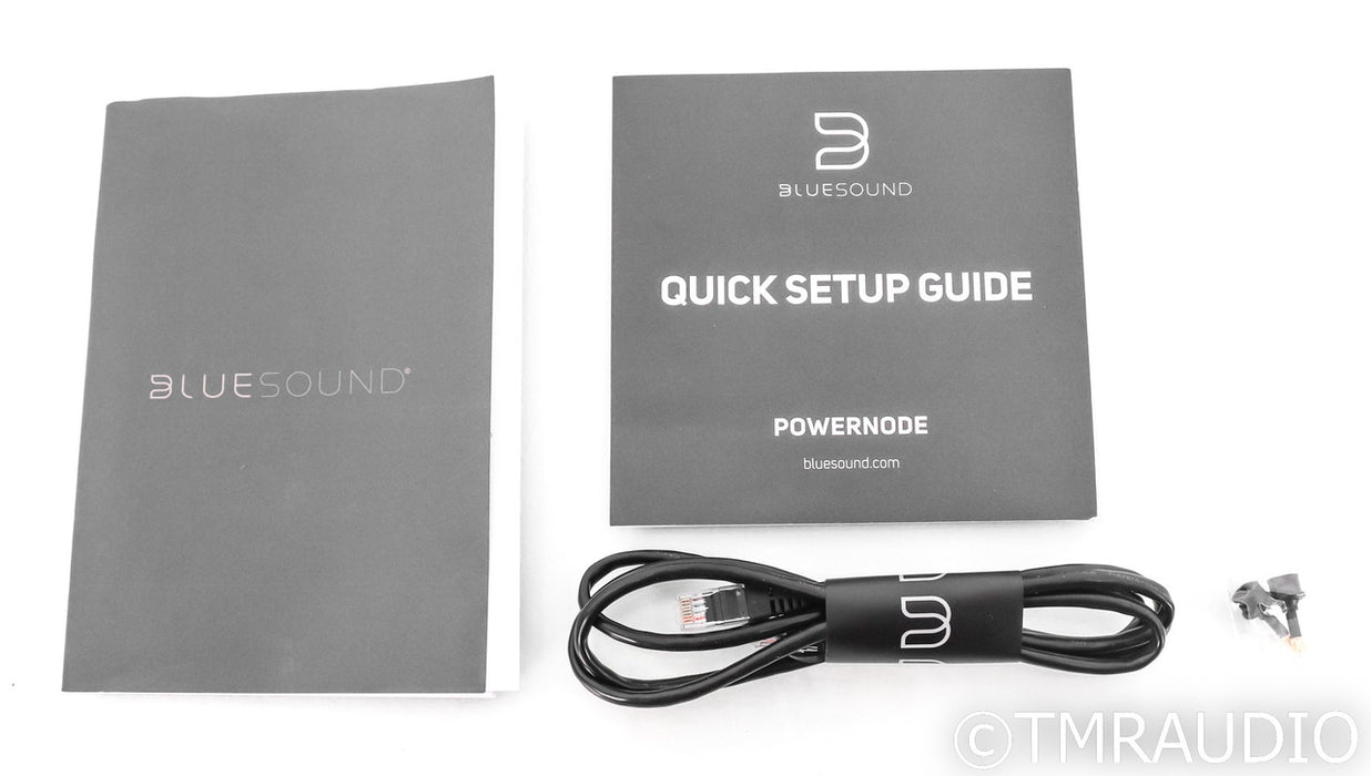 Bluesound POWERNODE Wireless Streaming Amplifier; White; Newest Model (Open Box)