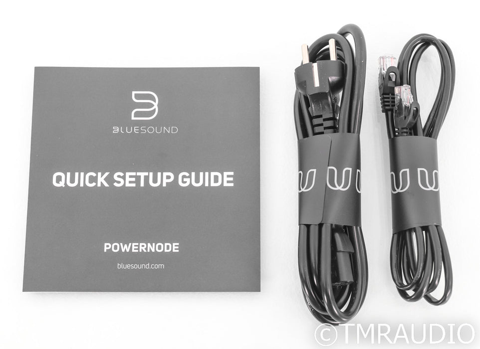 Bluesound POWERNODE Wireless Streaming Amplifier; Black; Newest Model (Open Box)
