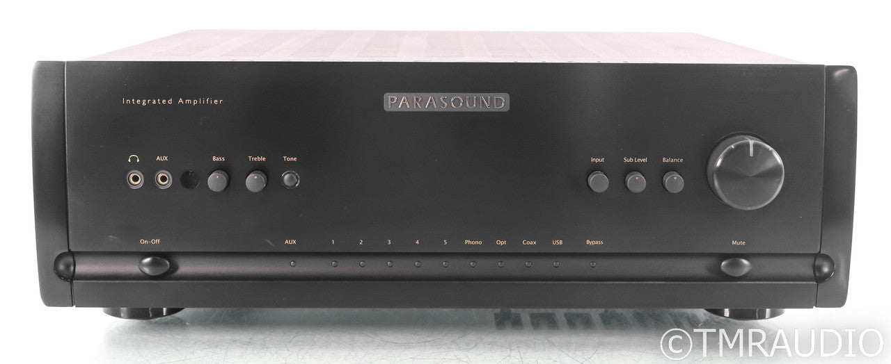 Parasound Halo 2.1 Channel Integrated Amplifier; Black; MM / MC Phono