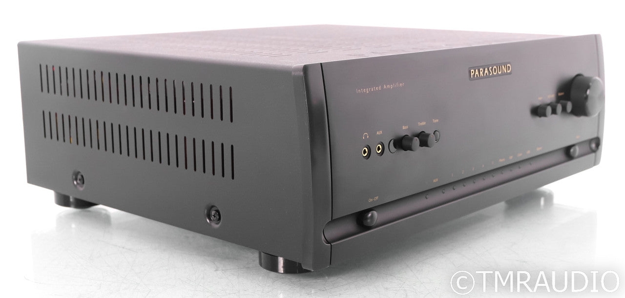 Parasound Halo 2.1 Channel Integrated Amplifier; Black; MM / MC Phono