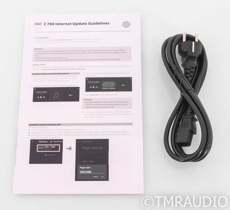 NAD C 700 BluOS Streaming Amplifier; C700 (Open Box)