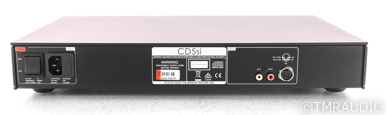 Naim CD5 SI CD Player; CD5si; Remote (Open Box)