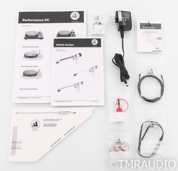 Clearaudio Performance DC Wood Turntable; Black; Satisfy Carbon (Open Box)