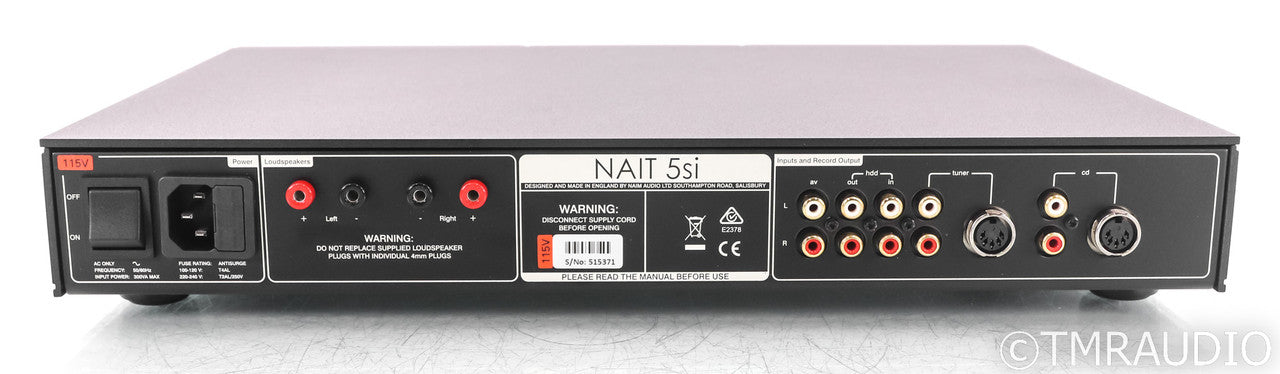 Naim Nait 5si Integrated Amplifier; Remote (Open Box)