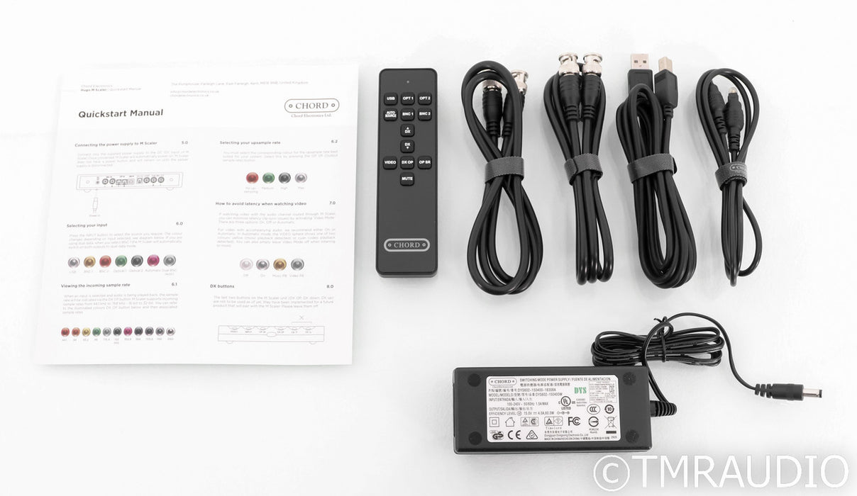 Chord Electronics Hugo M Scaler Digital Upsampler; USB; Silver (Open Box)