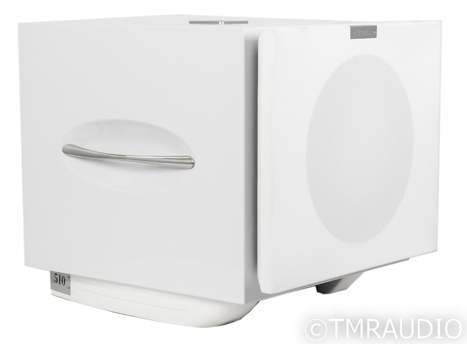 REL S/510 10" Powered Subwoofer; Piano White (Open Box)