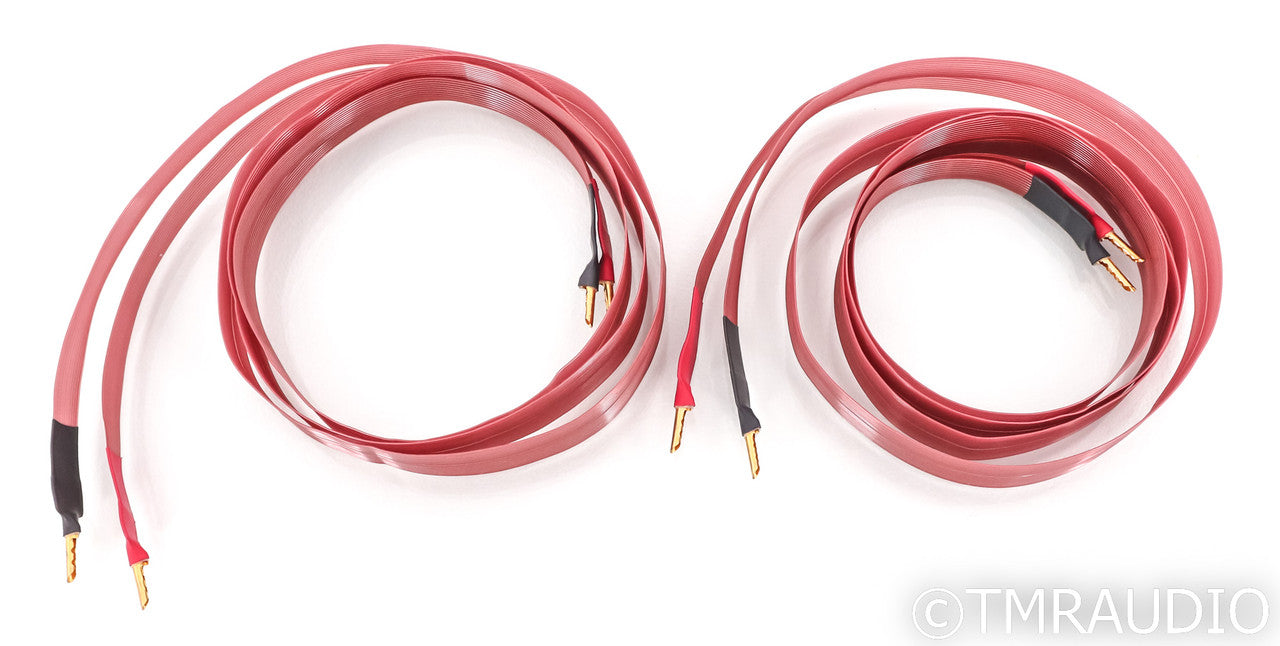 Norost Red Dawn Flatline Speaker Cables; 2m Pair