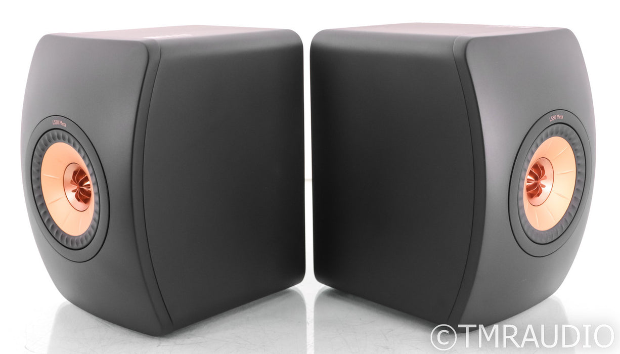 KEF LS50 Meta Bookshelf Speakers; Black Pair; LS-50