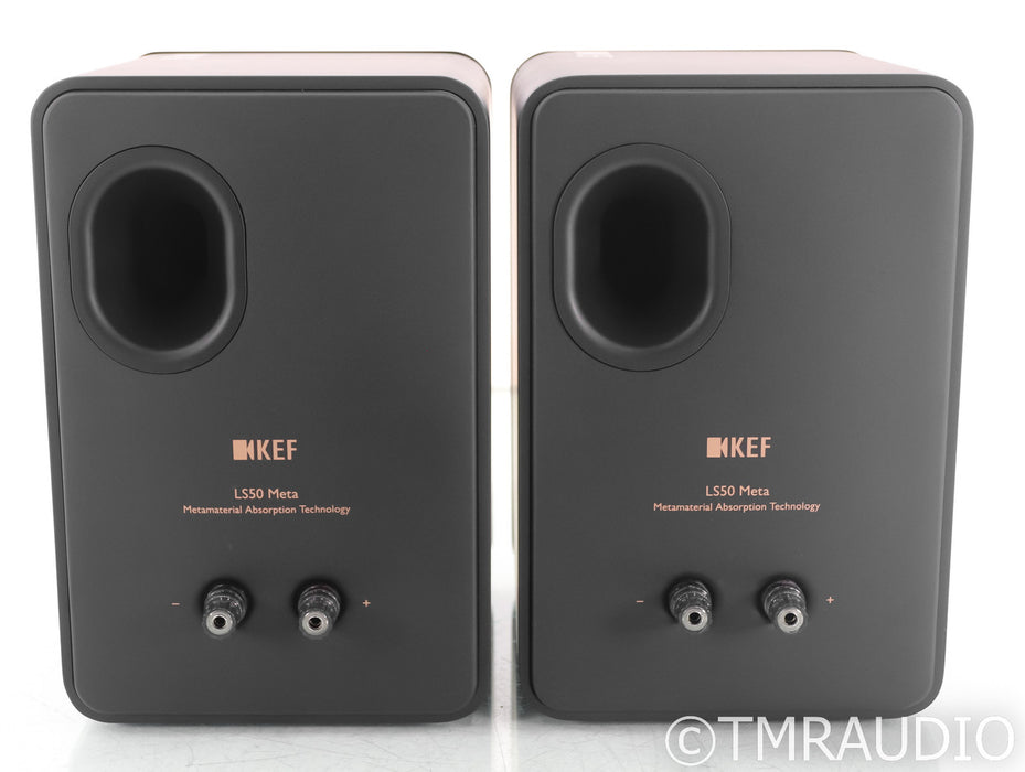 KEF LS50 Meta Bookshelf Speakers; Black Pair; LS-50
