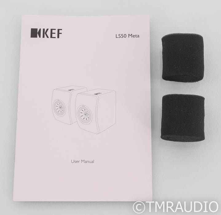 KEF LS50 Meta Bookshelf Speakers; Black Pair; LS-50