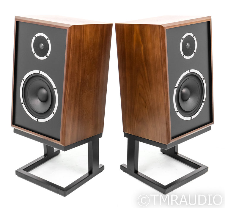 KLH Model 3 Bookshelf Speakers; Walnut Pair (Open Box)