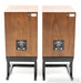 KLH Model 3 Bookshelf Speakers; Walnut Pair (Open Box)