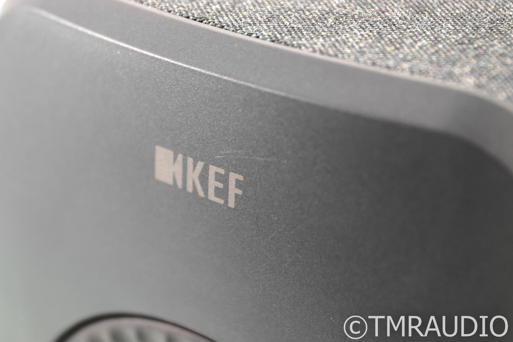 KEF LSX Wireless Powered Bookshelf Speakers; Black Pair; Bluetooth; Remote