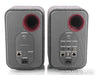 KEF LSX Wireless Powered Bookshelf Speakers; Black Pair; Bluetooth; Remote