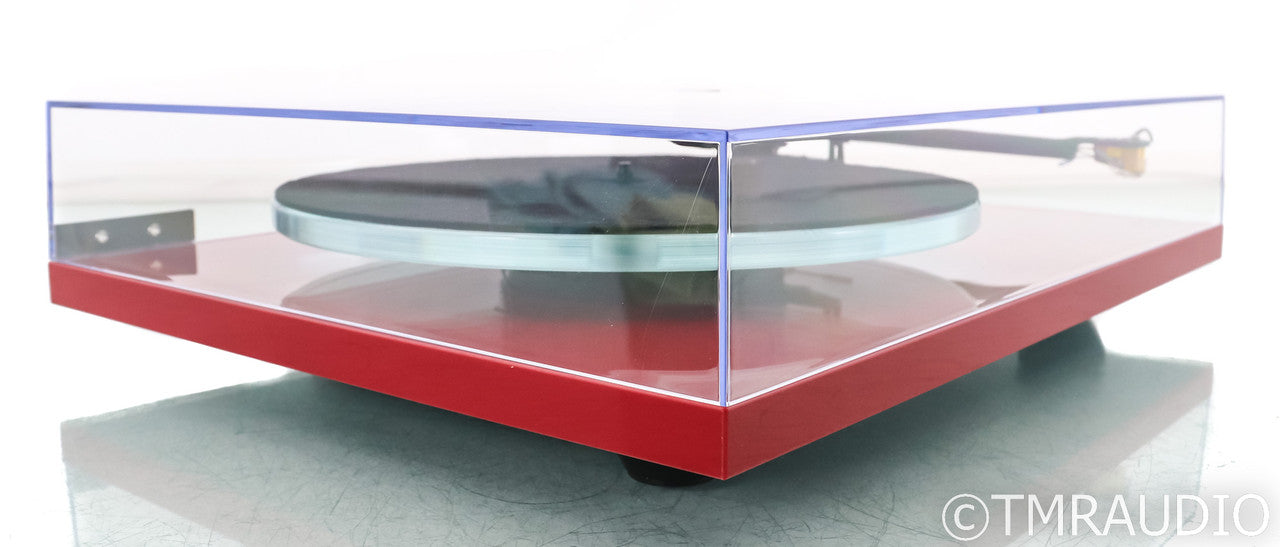 Rega Planar 3 Belt Drive Turntable; P3; Exact 2 Cart; Red (Open Box)
