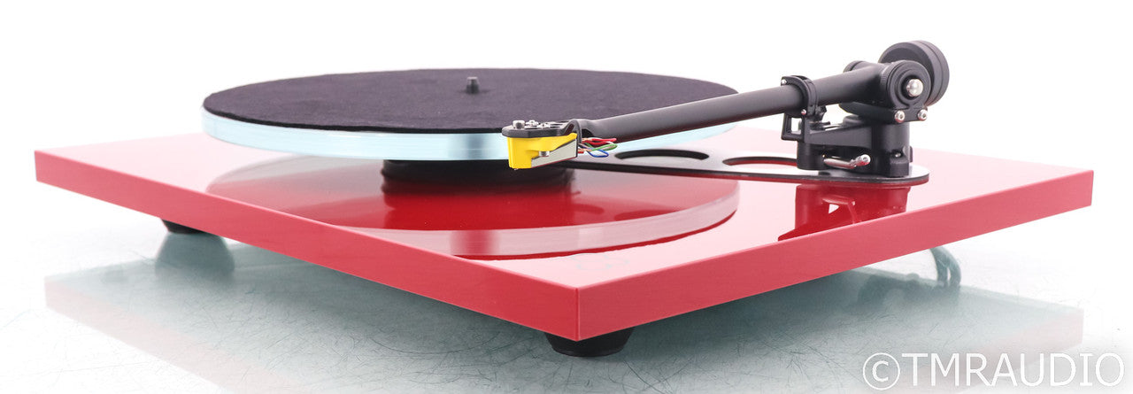 Rega Planar 3 Belt Drive Turntable; P3; Exact 2 Cart; Red (Open Box)