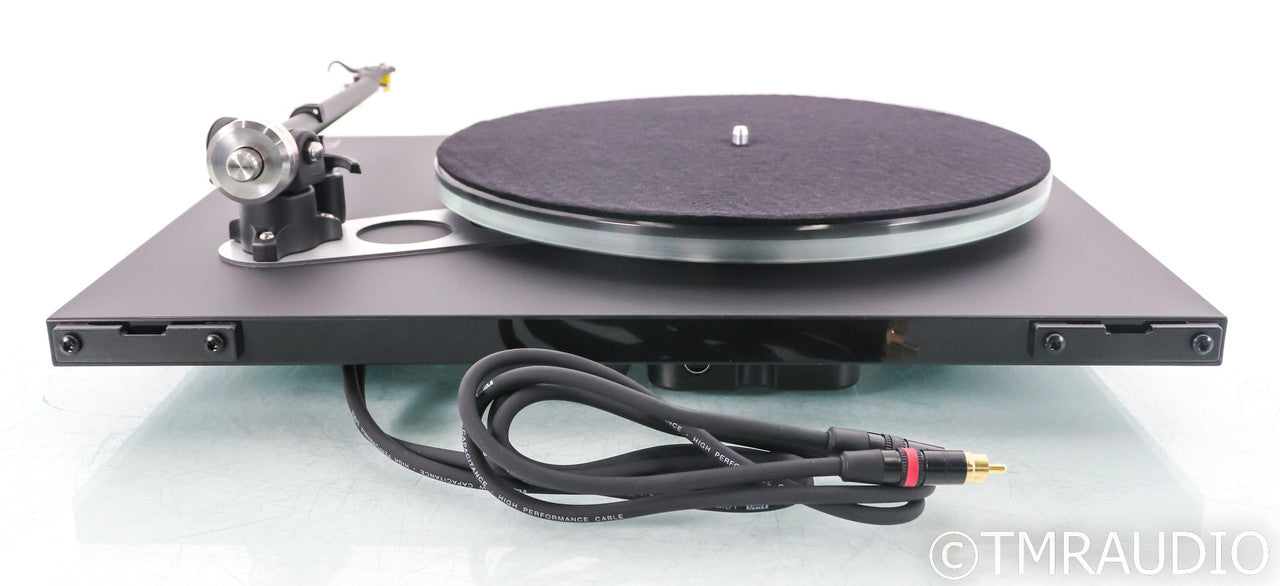 Rega Planar 6 Belt Drive Turntable; P6; Exact MM Cart; Black (Open Box)