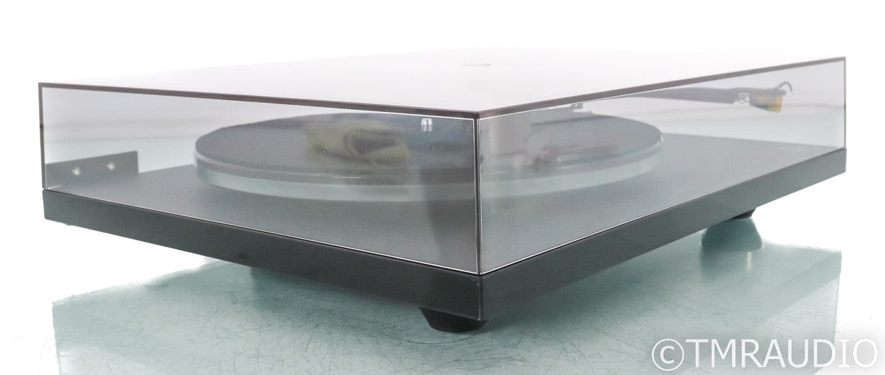 Rega Planar 6 Belt Drive Turntable; P6; Exact MM Cart; Black (Open Box)