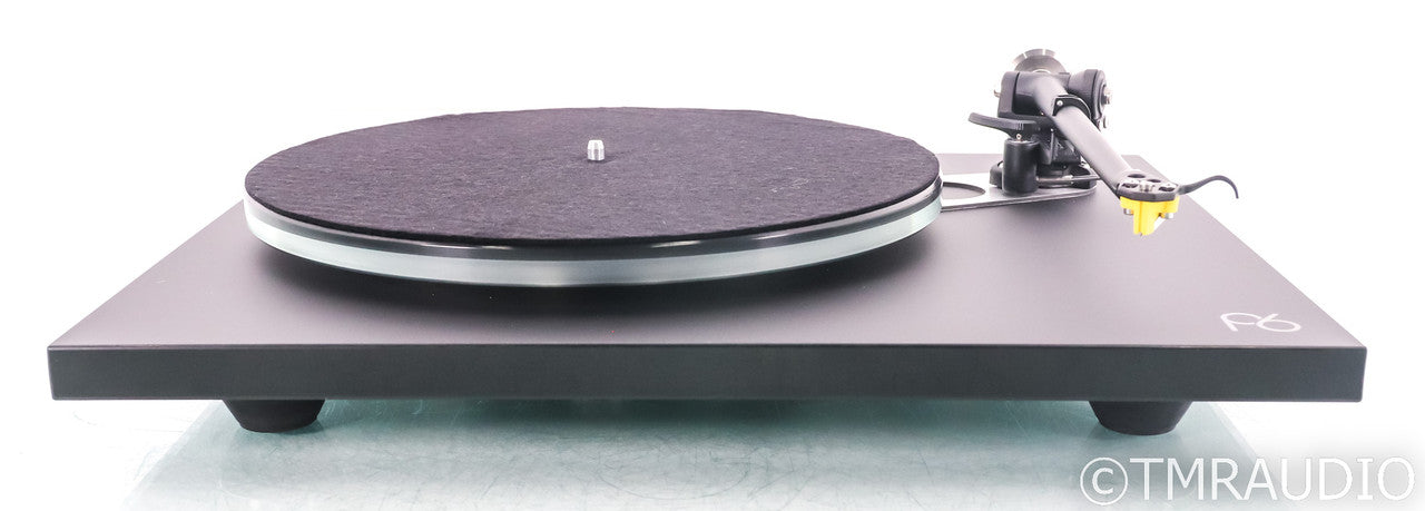 Rega Planar 6 Belt Drive Turntable; P6; Exact MM Cart; Black (Open Box)