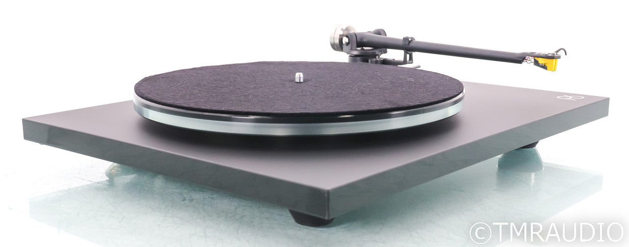 Rega Planar 6 Belt Drive Turntable; P6; Exact MM Cart; Black (Open Box)