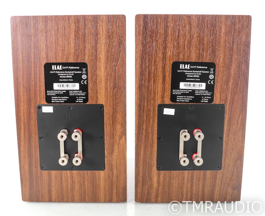 ELAC Uni-Fi Reference UBR62 Bookshelf Speakers; Black & Walnut Pair