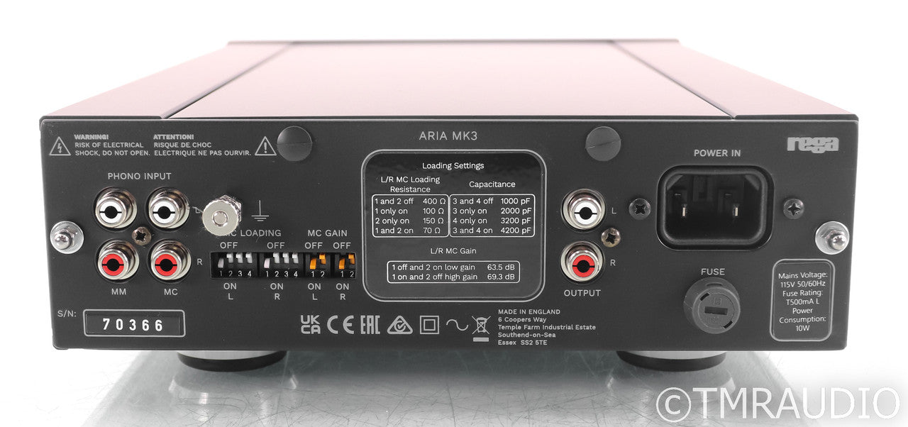 Rega Aria Mk.3 MM / MC Phono Stage; MK3 (Open Box)