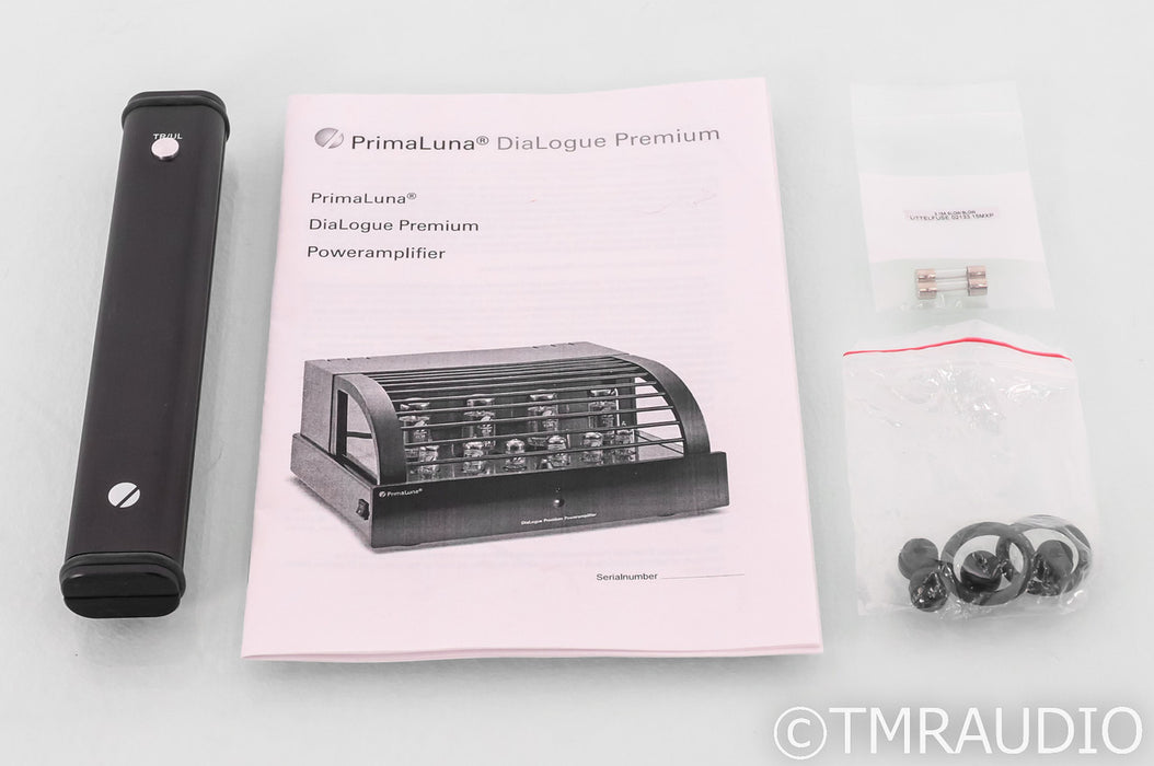 PrimaLuna DiaLogue Premium Stereo Tube Power Amplifier; Black; Remote