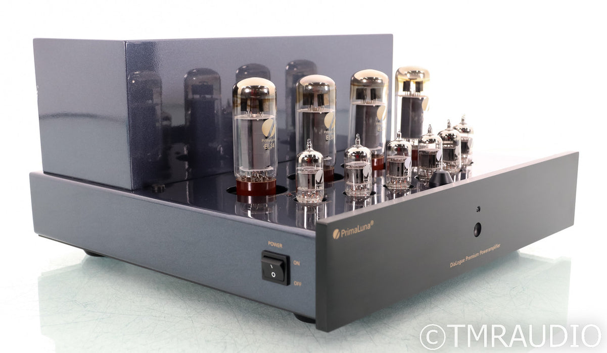 PrimaLuna DiaLogue Premium Stereo Tube Power Amplifier; Black; Remote
