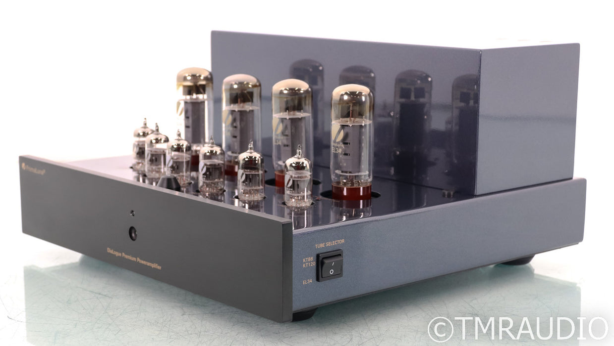 PrimaLuna DiaLogue Premium Stereo Tube Power Amplifier; Black; Remote