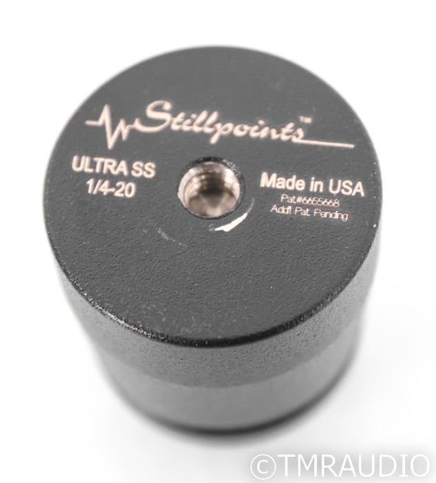 Stillpoints Ultra SS 1/4-20 Isolation Bases; Black; Set of 3