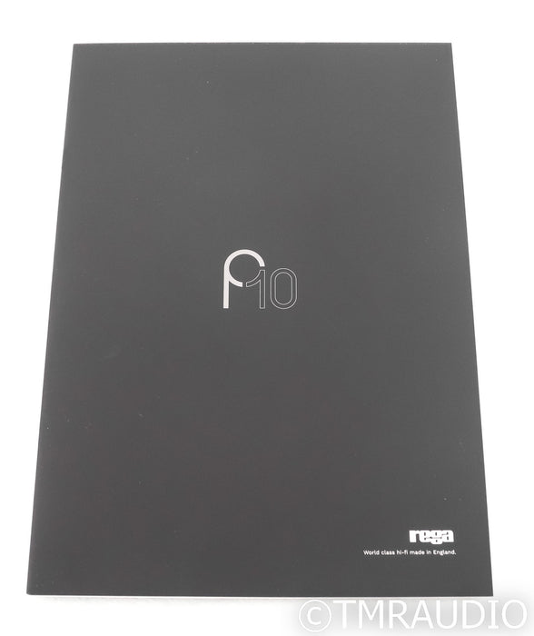 Rega Planar 10 Belt Drive Turntable; P10; No Cartridge (Open Box)