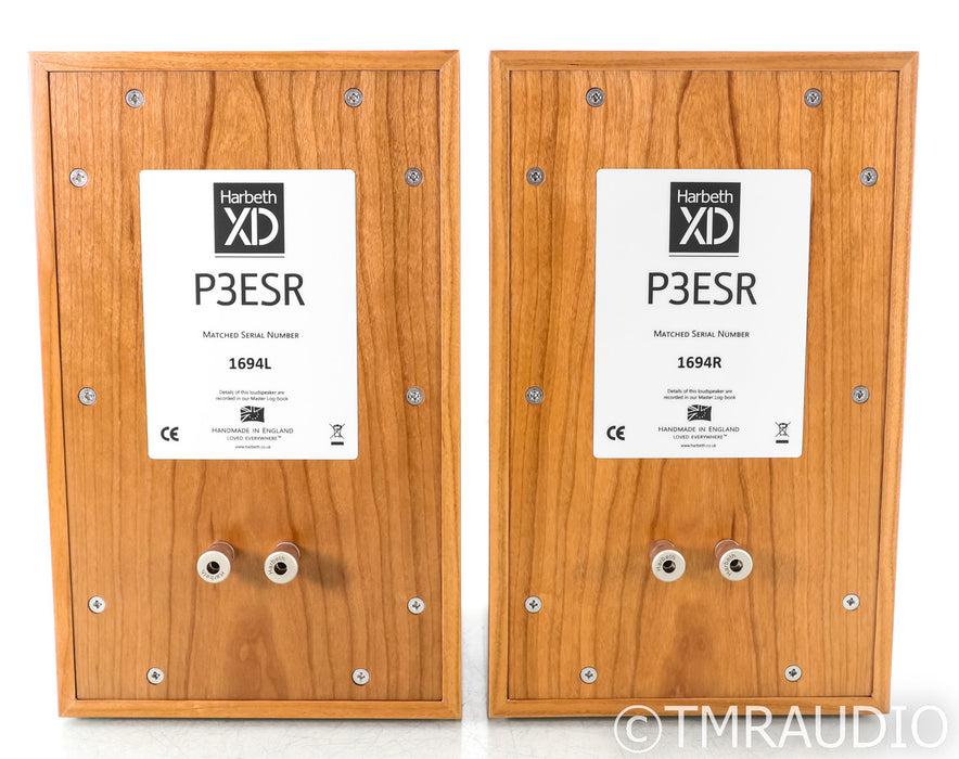 Harbeth P3ESR XD Bookshelf Speakers; Cherry Pair; P3 ESR (Open Box)