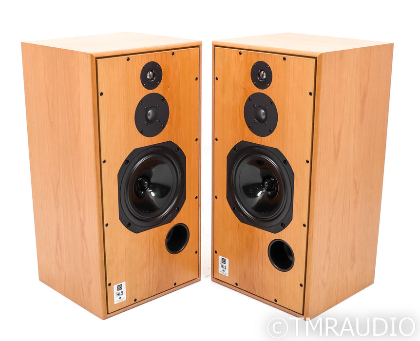 Harbeth Super HL5+ XD Bookshelf Speakers; Cherry Pair (Open Box)