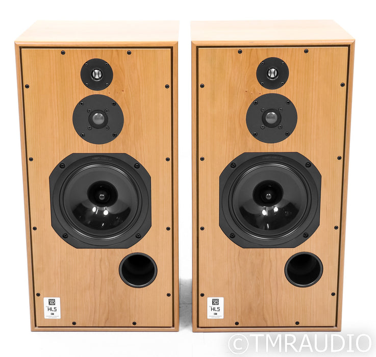 Harbeth Super HL5+ XD Bookshelf Speakers; Cherry Pair (Open Box)