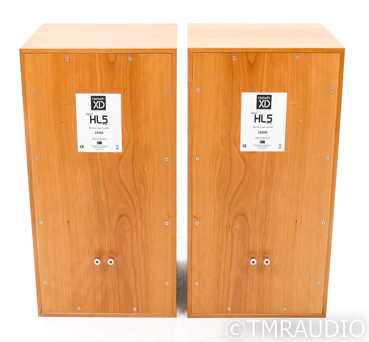 Harbeth Super HL5+ XD Bookshelf Speakers; Cherry Pair (Open Box)