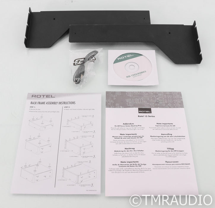 Rotel RB-1582 MkII Two Channel Power Amplifier; RB1582 Mk2
