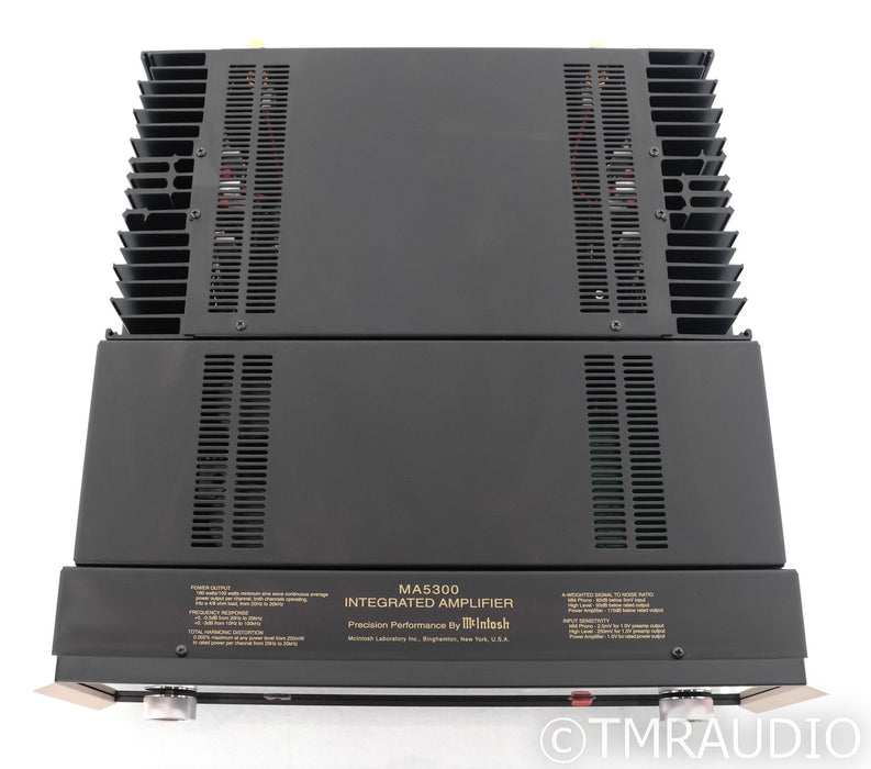 McIntosh MA5300 Stereo Integrated Amplifier; DAC1; MM Phono; Remote; MA-5300