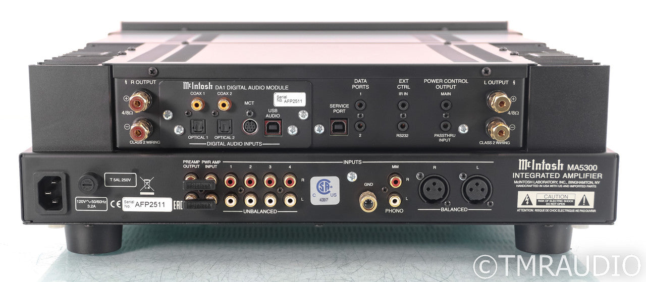 McIntosh MA5300 Stereo Integrated Amplifier; DAC1; MM Phono; Remote; MA-5300