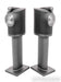 B&W Formation Duo Wireless Powered Bookshelf Speakers; Black Pair w/ Stands