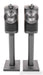 B&W Formation Duo Wireless Powered Bookshelf Speakers; Black Pair w/ Stands