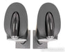 B&W Formation Duo Wireless Powered Bookshelf Speakers; Black Pair w/ Stands